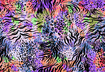 abstract animal skin pattern vector