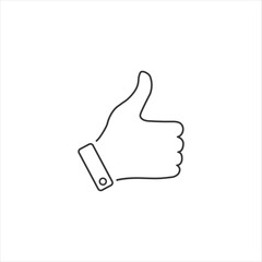Poster - like line icon, hand vector icon, good symbol, flat design best vector like illustration