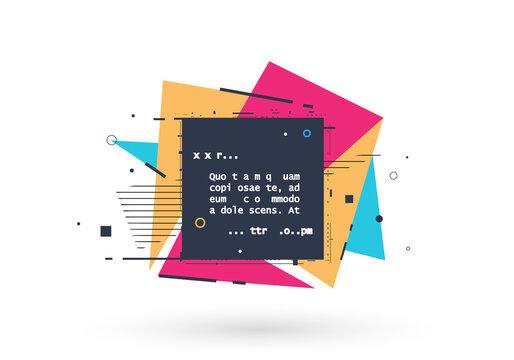 Vector, abstract geometric background