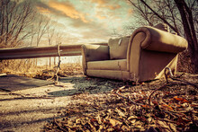 Abandoned Old Sofa