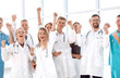 © ASDF - group of happy medical professionals. photo with copy space