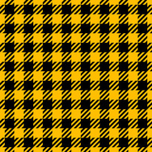 Cool Seamless Yellow Plaid Pattern Vector, Seamless Yellow Tartan Pattern