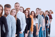 © ASDF - group of diverse young people standing in line