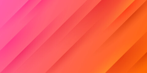Wall Mural - Abstract light red pink & orange gradient background with diagonal stripe lines and texture. Modern & simple banner design. You can use for business presentation, poster, template. Vector illustration