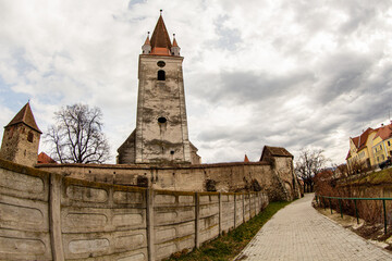 Canvas Print - Fortified church in Cristian, Romania