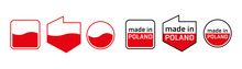 Wyprodukowano W Polsce PRODUKT POLSKI Made In Poland Znak Ikona Symbol Na Opakowania
