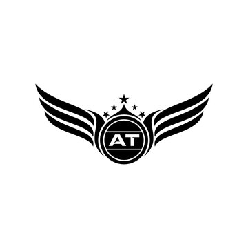Letter Logo with Wing Icon