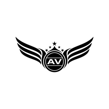 Letter Logo with Wing Icon