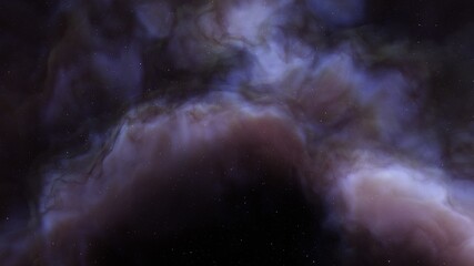 space background with nebula and stars, nebula in deep space, abstract colorful background 3d render