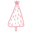 © SmashingStocks - A beautiful design of christmas tree icon in doodle style