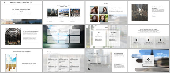 Wall Mural - vector templates for website design, presentations, portfolio. templates for presentation slides, fl