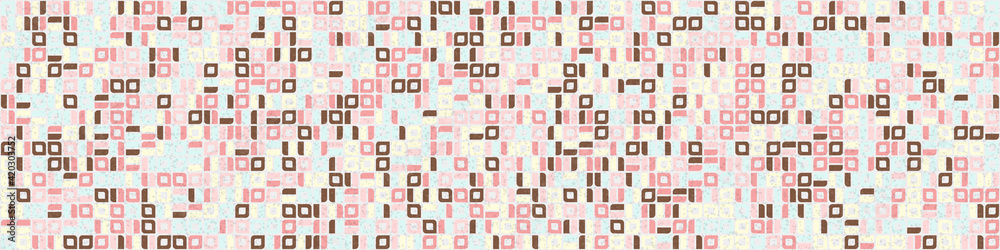 Abstract Geometric Pattern generative computational art illustration
