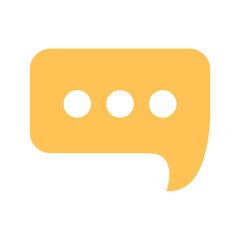 Poster - SMS icon. Vector message icon in flat style. Trendy sms or message symbol icon. SMS or message icon for your phone. Vector illustration.