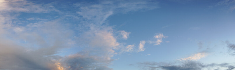 natural background: dramatic sky at sunset
