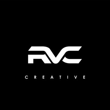 RVC Letter Initial Logo Design Template Vector Illustration