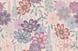 Flower seamless colourful spring floral pattern. Vintage vector.