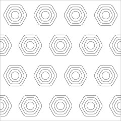 Poster - Hexagon Seamless Pattern. Vector Hexagon Pattern. Vector.
