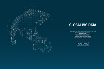 Technology image of globe