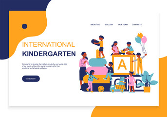 Kindergarten flat concept