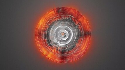 Wall Mural - Abstract Circle With Light Rays Coloured