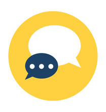 Chat Room Vector Icon