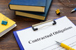 Agreement with Contractual obligations list on the table.