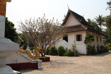 Buddhist Temple (wat Nong Sikhounmuang) In Luang Prabang (laos)
