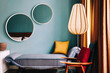 © VISUALSPECTRUM/Stocksy - Colorful Vintage Interior Design