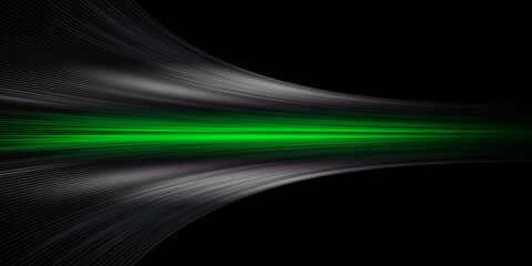 Leinwandbilder - Gray and green speed abstract technology background