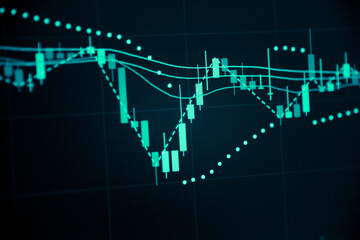 Personal financial planning concept. Businessman workplace with papers for financial planning. Business people discussing the charts and graphs showing the results of successful financial planning.