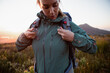 © Casey Crafford/Stocksy - Young woman backpacking