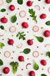 © Ruth Black/Stocksy - Raw vegetable background on white