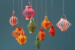 © Maki Company Limited/Stocksy - Mid autumn lantern festival background with paper lanterns