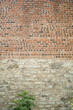 © David Keller/Stocksy - An old brick wall with multicolored bricks