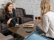 © Hernandez & Sorokina/Stocksy - Two Ladies Meeting In Cafe