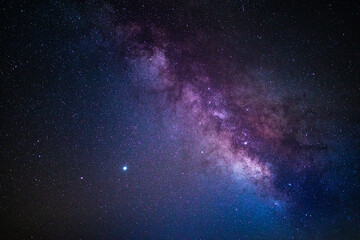 Starry night scene.