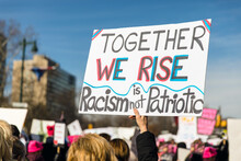 Together We Rise; Racism Is Not Patriotic
