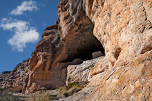 USA, New Mexico. Ancient Cliff Dwelling.