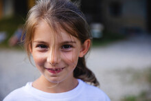 Portrait Of Beautiful Little Girl