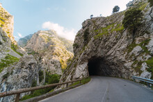 Tunnel Between Mountains