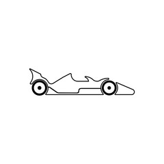 Sticker - Racing car icon