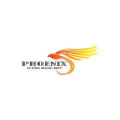 Wall Mural - Vector of Phoenix logo Design template