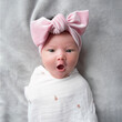 © skye torossian/Stocksy - Cute and funny expression of a mixed race baby