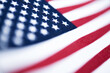 © Dominique James - Macro Shot Of Handheld American Flag On Coarse Fabric
