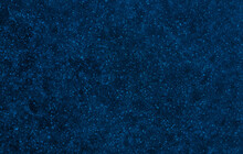 Blue Grain Quartz Surface For Bathroom Or Kitchen Or Countertop. Close Up Terazzo Quartz Stone Texture Use For Background.