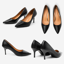 Women&rsquo;s Black High Heel Shoes Fashion Collection