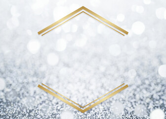 Sticker - Glitter textured backdrop frame