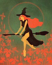 Witch On A Broom