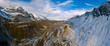 © plpictures by Paedii Luchs/Stocksy - Massive alpine valley road panorama