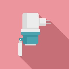 Poster - Car charger plug icon, flat style